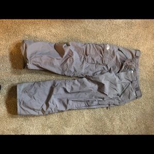 North Face ski pants.